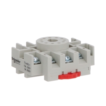 Schneider Electric Socket, 11-Pin, Screw Terminal, for 750XCXR Relays, DIN Rail or Panel Mount